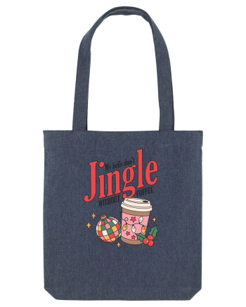 retro de Craciun - My bells do not jingle without coffee Midnight Blue