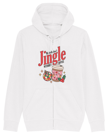retro de Craciun - My bells do not jingle without coffee White