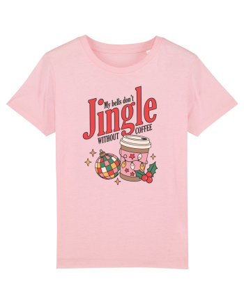 retro de Craciun - My bells do not jingle without coffee Cotton Pink