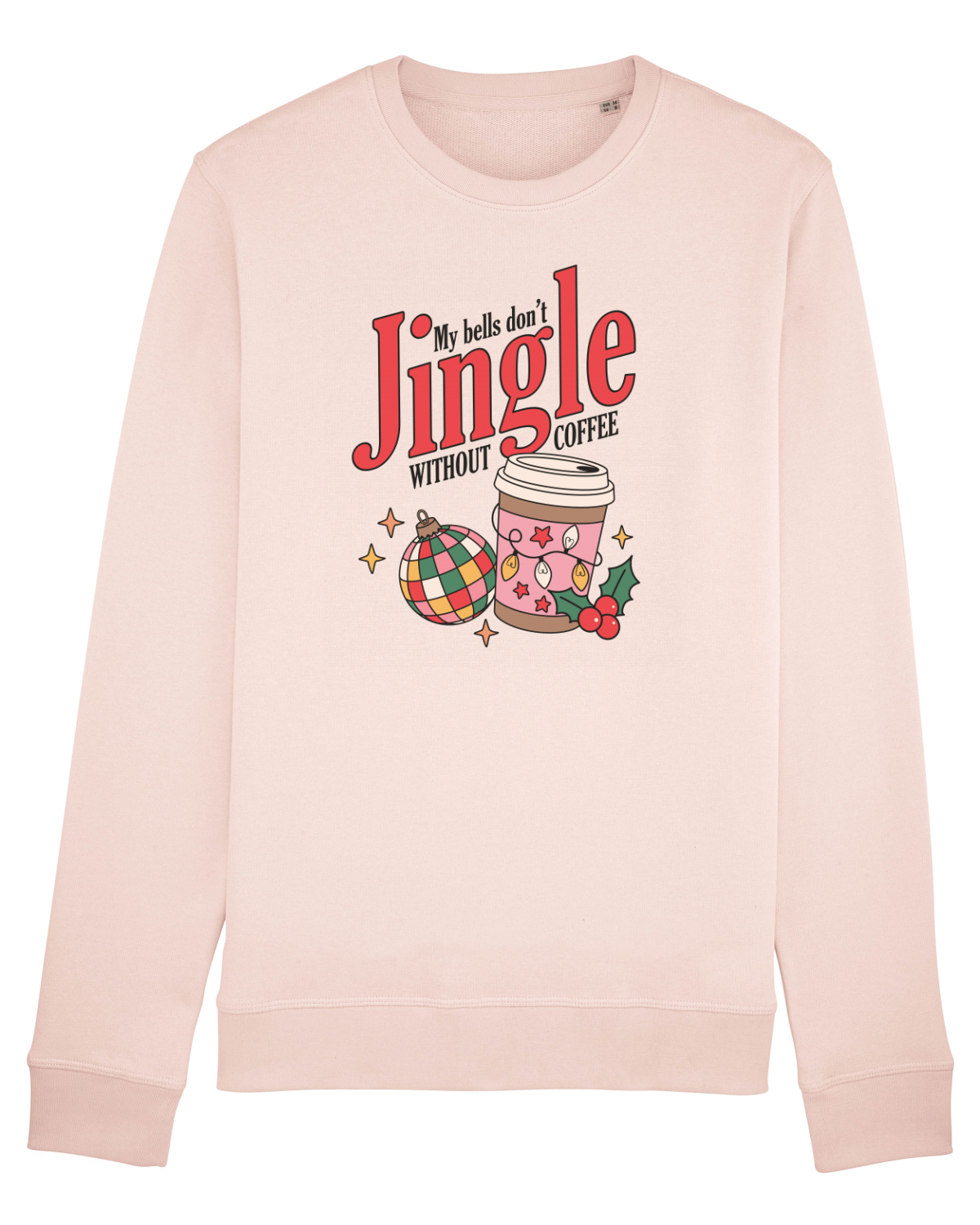 Bluză mânecă lungă Unisex Rise Candy Pink