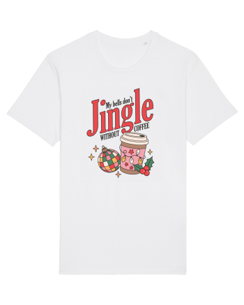 retro de Craciun - My bells do not jingle without coffee White