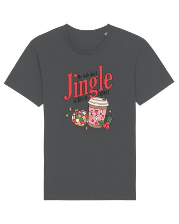 retro de Craciun - My bells do not jingle without coffee Anthracite