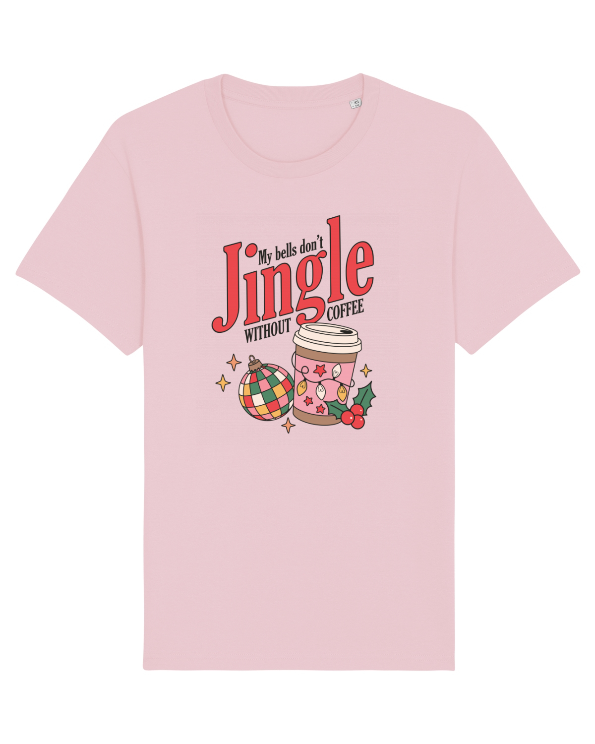 Tricou mânecă scurtă Unisex Rocker Cotton Pink