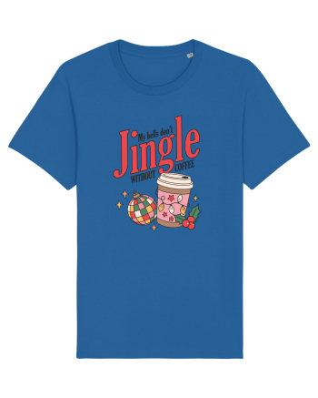 retro de Craciun - My bells do not jingle without coffee Royal Blue
