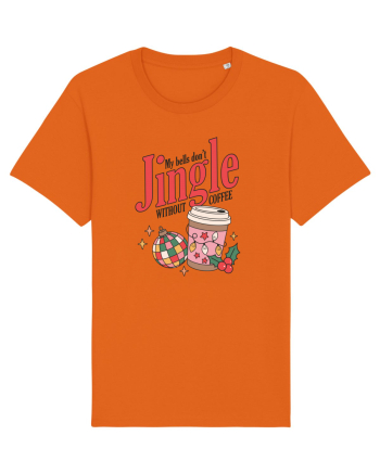 retro de Craciun - My bells do not jingle without coffee Bright Orange