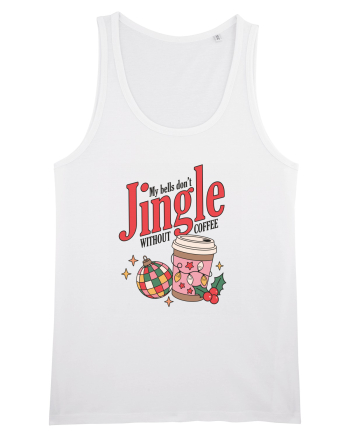retro de Craciun - My bells do not jingle without coffee White