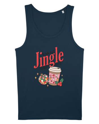 retro de Craciun - My bells do not jingle without coffee Navy