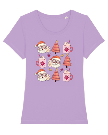 retro de Craciun - Santa cocoa tree Lavender Dawn