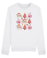 retro de Craciun - Santa cocoa tree Bluză mânecă lungă Unisex Rise