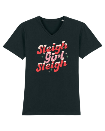 retro de Craciun - Sleigh girl sleigh Black