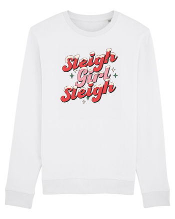 retro de Craciun - Sleigh girl sleigh White