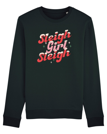 retro de Craciun - Sleigh girl sleigh Black