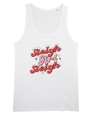 retro de Craciun - Sleigh girl sleigh White