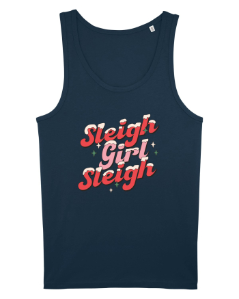 retro de Craciun - Sleigh girl sleigh Navy