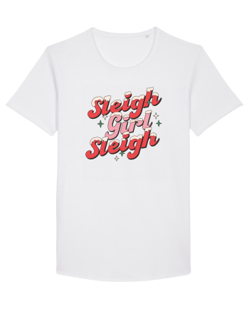 retro de Craciun - Sleigh girl sleigh White