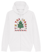 retro de Craciun - Tis the season Hanorac cu fermoar Unisex Connector