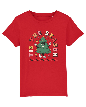 retro de Craciun - Tis the season Red