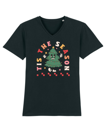 retro de Craciun - Tis the season Black