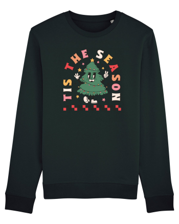 retro de Craciun - Tis the season Black