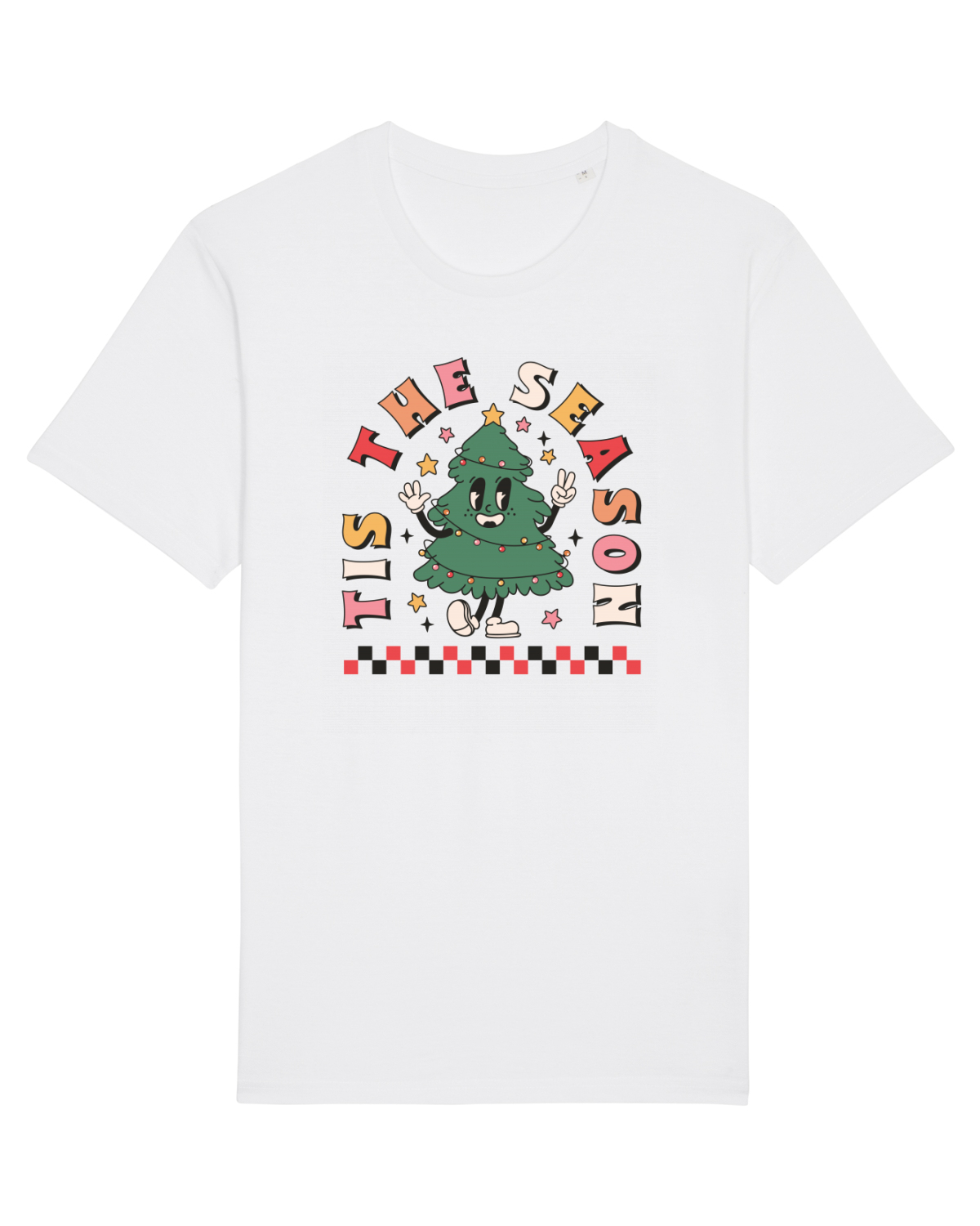 Tricou mânecă scurtă Unisex Rocker White