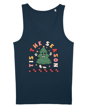 retro de Craciun - Tis the season Navy
