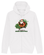 amuzant de Craciun - Dreaming of a green Christmas Hanorac cu fermoar Unisex Connector