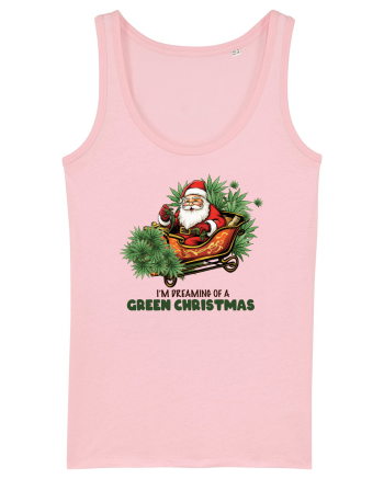 amuzant de Craciun - Dreaming of a green Christmas Cotton Pink