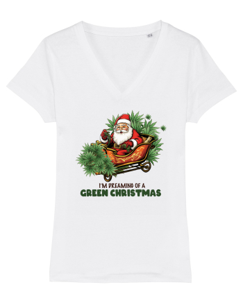 amuzant de Craciun - Dreaming of a green Christmas White
