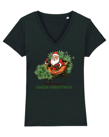 amuzant de Craciun - Dreaming of a green Christmas Black