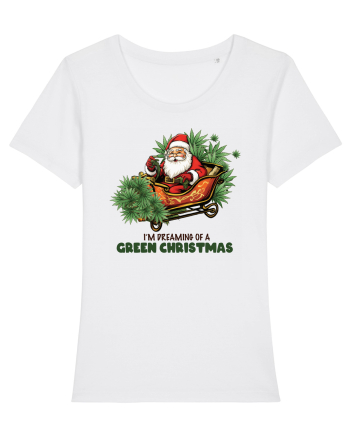 amuzant de Craciun - Dreaming of a green Christmas White