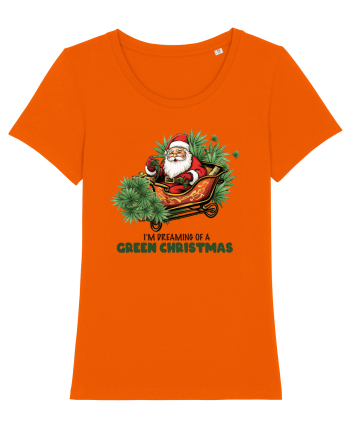 amuzant de Craciun - Dreaming of a green Christmas Bright Orange