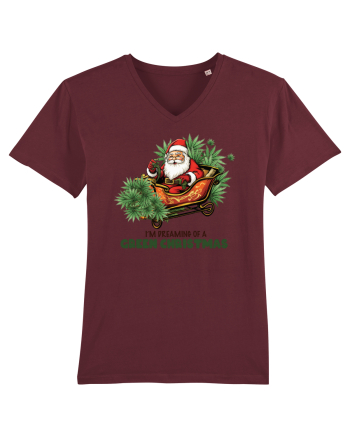 amuzant de Craciun - Dreaming of a green Christmas Burgundy
