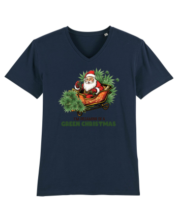 amuzant de Craciun - Dreaming of a green Christmas French Navy