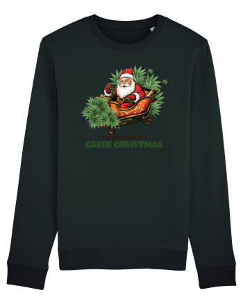 amuzant de Craciun - Dreaming of a green Christmas Black