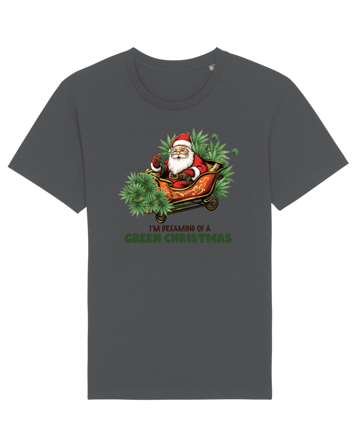 Tricou mânecă scurtă Unisex Rocker Anthracite