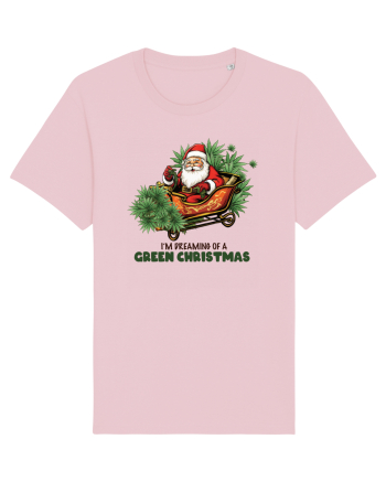 amuzant de Craciun - Dreaming of a green Christmas Cotton Pink