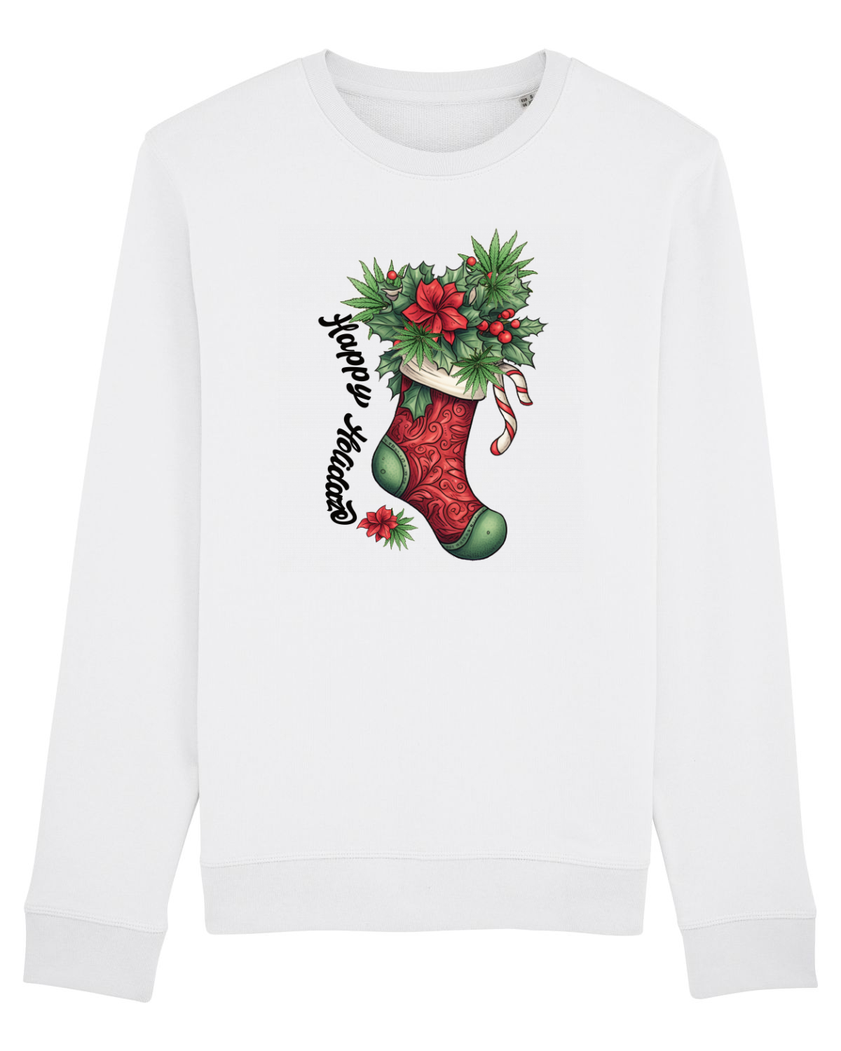 Bluză mânecă lungă Unisex Rise White