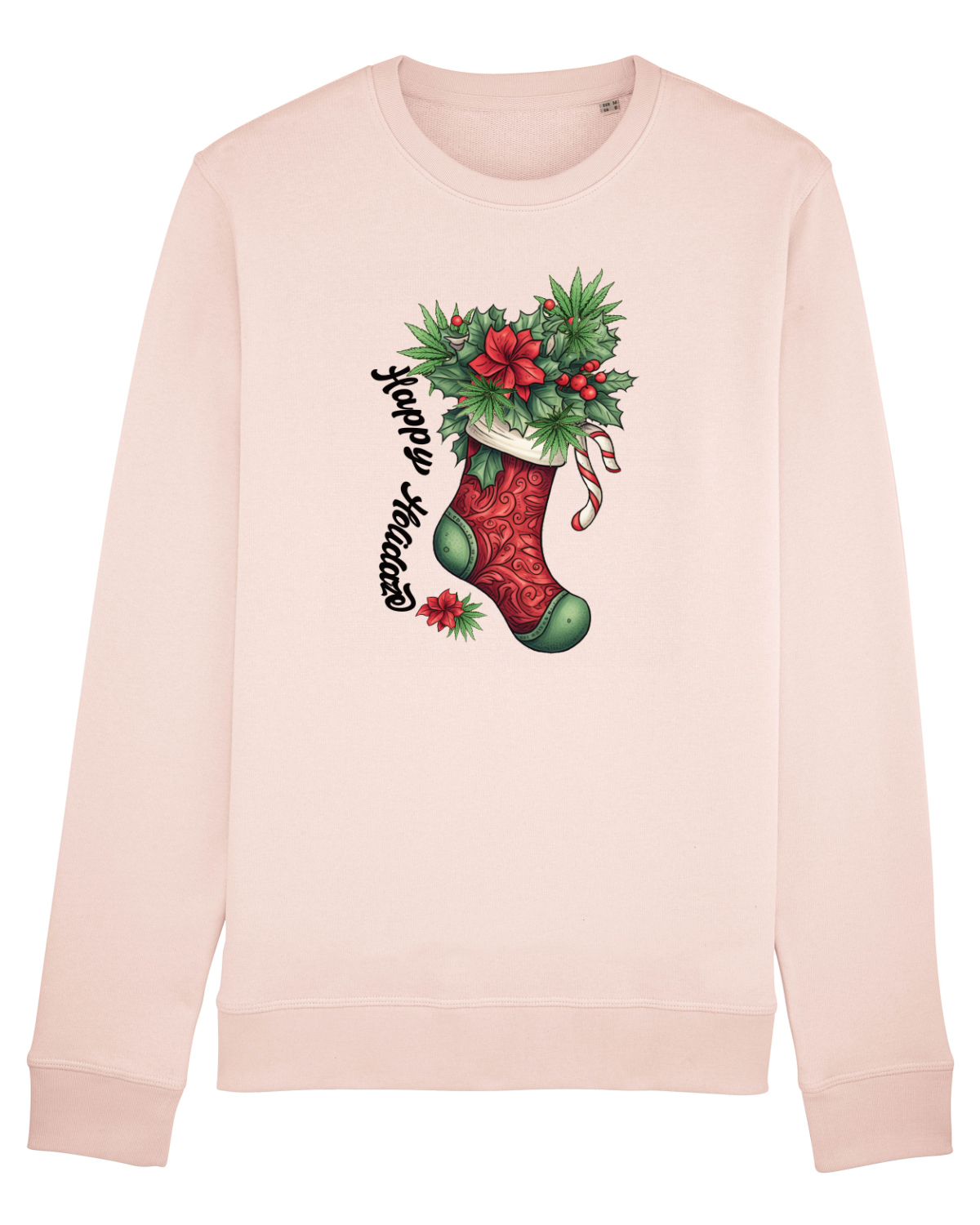 Bluză mânecă lungă Unisex Rise Candy Pink