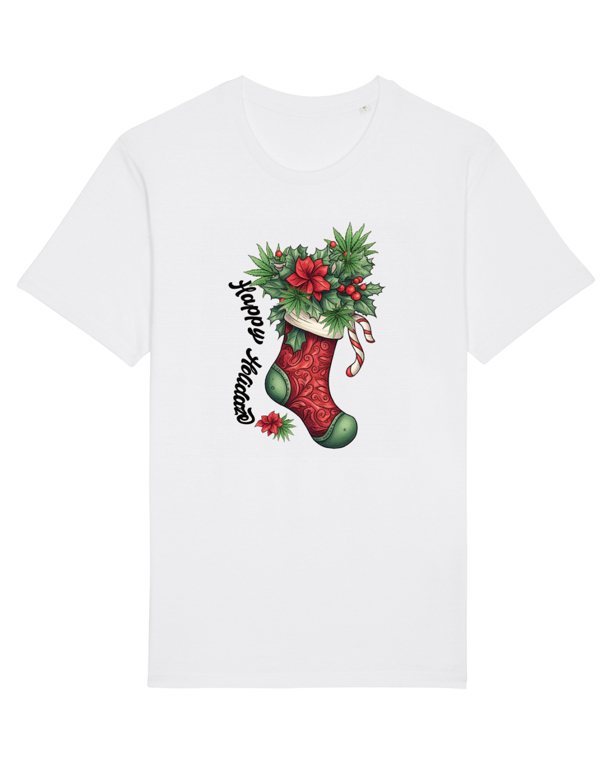 Tricou mânecă scurtă Unisex Rocker White