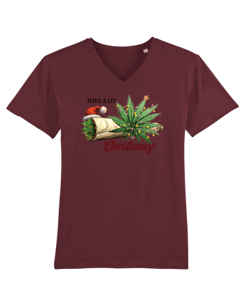 amuzant de Craciun - Have a lit christmas Burgundy