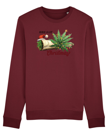 amuzant de Craciun - Have a lit christmas Burgundy
