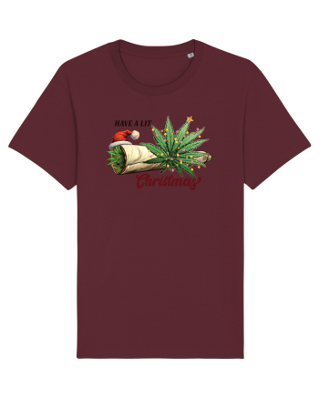 amuzant de Craciun - Have a lit christmas Burgundy