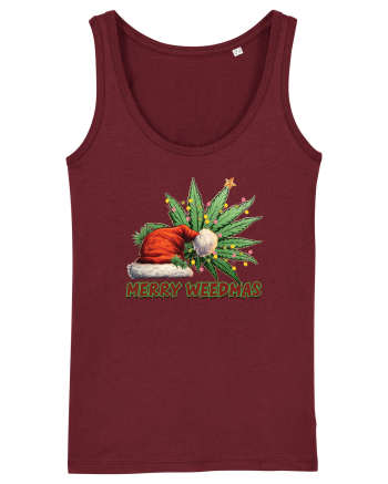amuzant de Craciun - Merry weedmas Burgundy