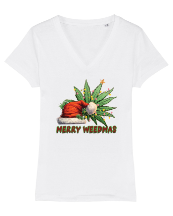 amuzant de Craciun - Merry weedmas White