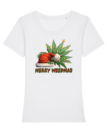 amuzant de Craciun - Merry weedmas White
