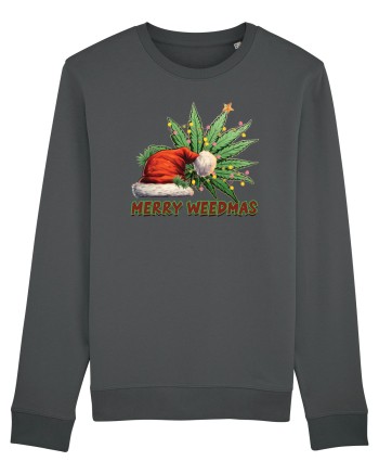 amuzant de Craciun - Merry weedmas Anthracite