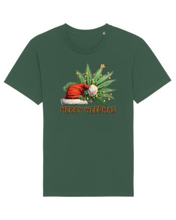 amuzant de Craciun - Merry weedmas Bottle Green
