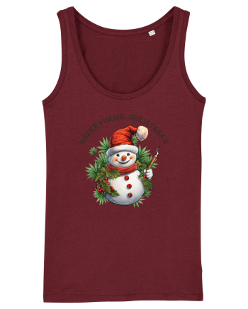 amuzant de Craciun - Merryuana Christmas Burgundy
