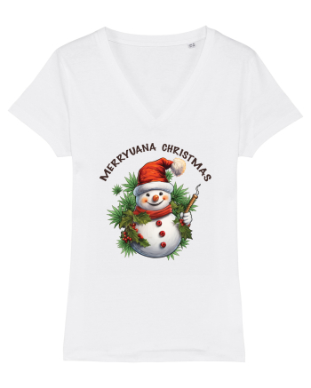 amuzant de Craciun - Merryuana Christmas White
