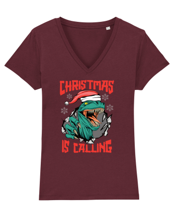 cu dinozauri de Craciun - Christmas is calling Burgundy